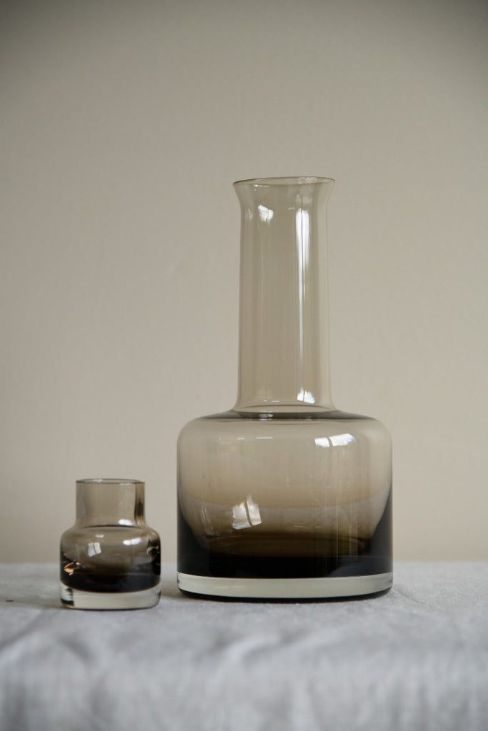 Caithness Smoked Glass Decanter