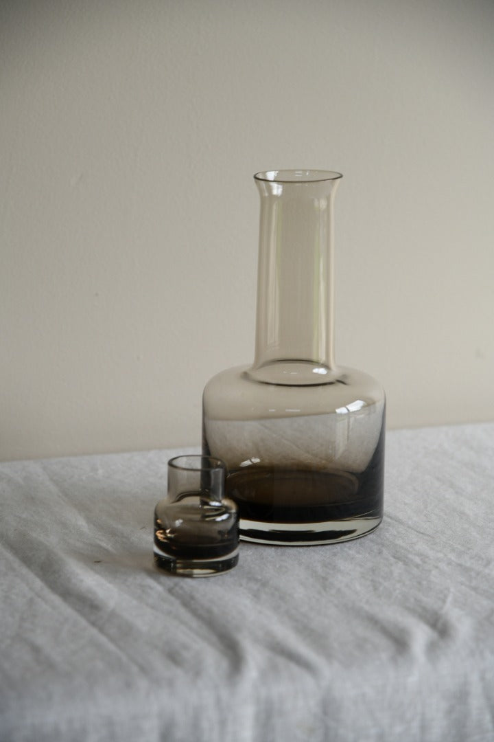 Caithness Smoked Glass Decanter