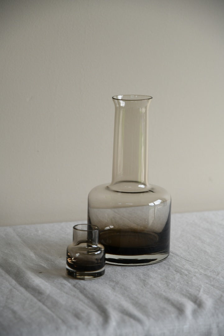 Caithness Smoked Glass Decanter