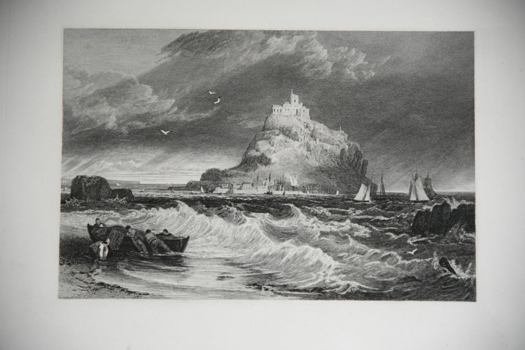 Engraving of St Michaels Mount