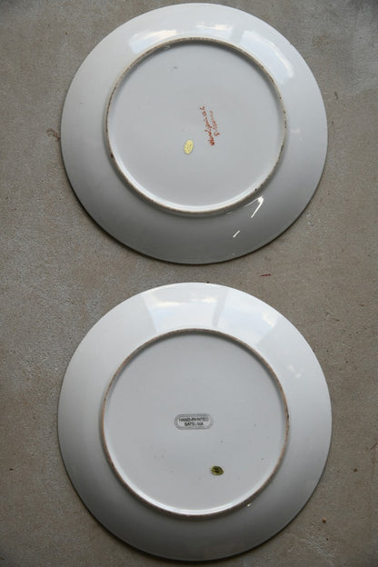 Pair Satsuma Decorative Plates