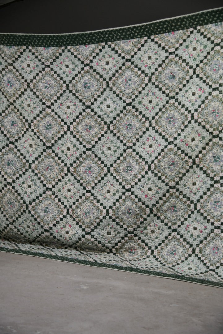 Large Vintage Patchwork Quilt