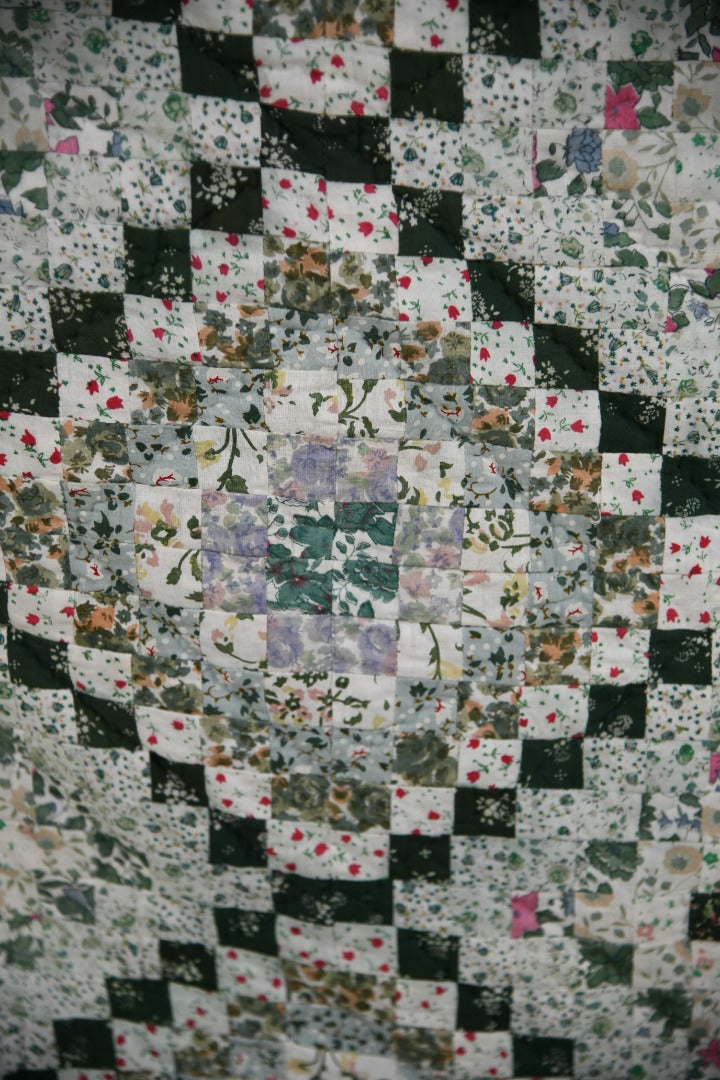 Large Vintage Patchwork Quilt