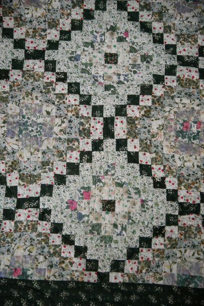 Large Vintage Patchwork Quilt