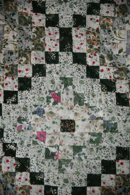 Large Vintage Patchwork Quilt