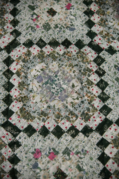 Large Vintage Patchwork Quilt