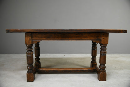 Antique Oak Refectory Table