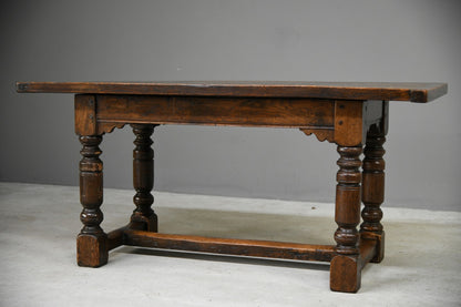 Antique Oak Refectory Table