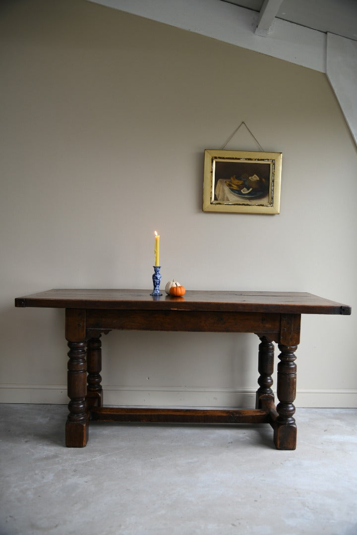 Antique Oak Refectory Table