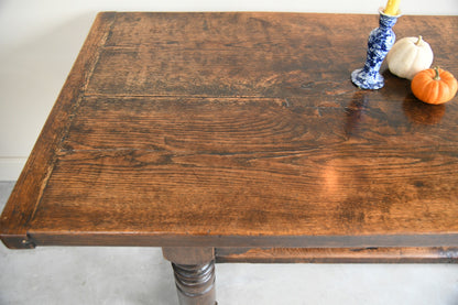 Antique Oak Refectory Table