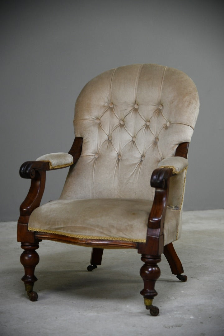 Victorian Mahogany Armchair