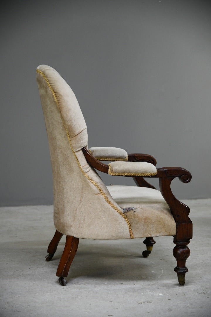 Victorian Mahogany Armchair