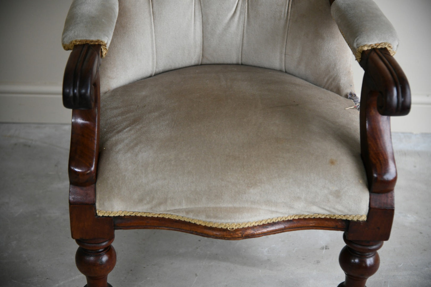 Victorian Mahogany Armchair