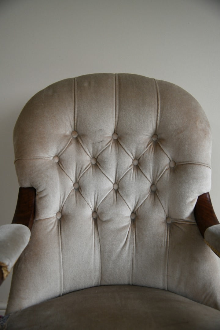 Victorian Mahogany Armchair