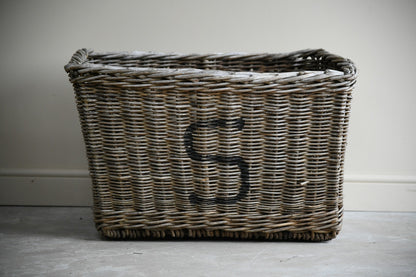 Large Willow Log Basket