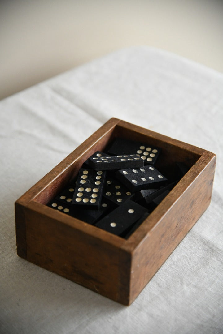 Vintage Box of Dominoes