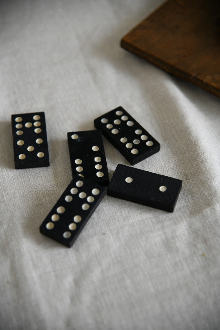 Vintage Box of Dominoes