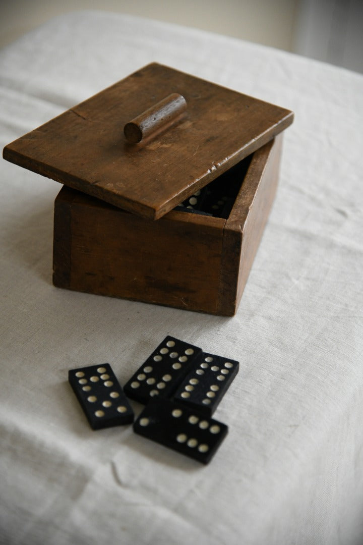 Vintage Box of Dominoes