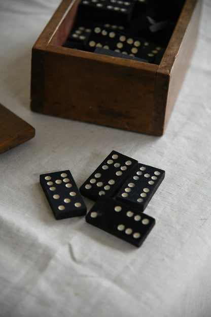 Vintage Box of Dominoes