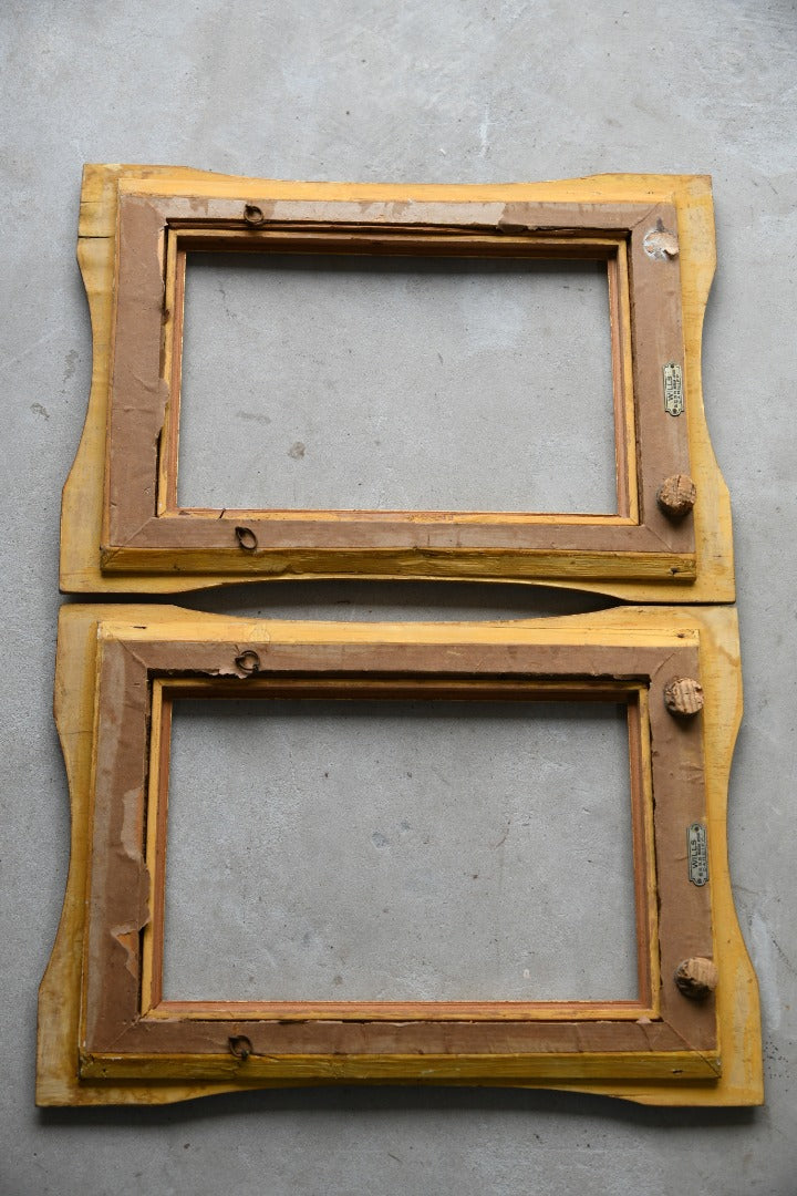 Pair Gold Antique Frames