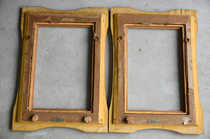 Pair Gold Antique Frames