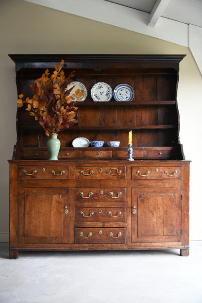 Antique Georgian Oak Welsh Dresser