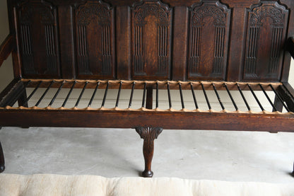 Antique Dark Oak Bench