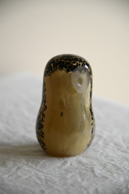 Pair Wedgwood Paperweights - Hedgehog & Owl