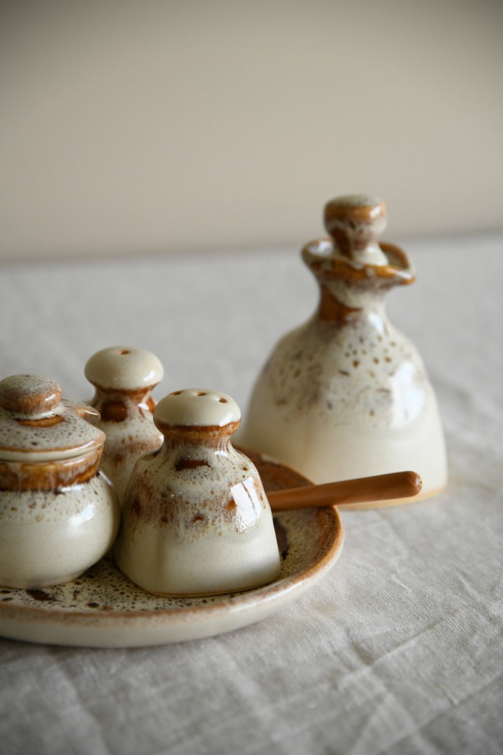 Presingoll Pottery Cruet Set