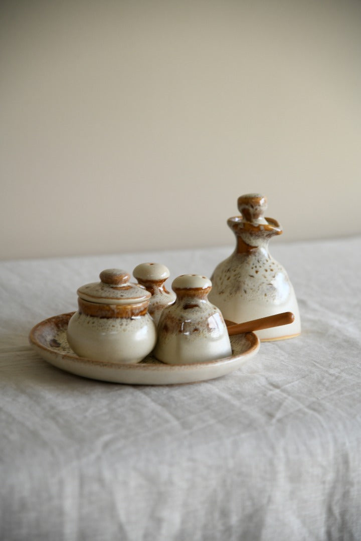 Presingoll Pottery Cruet Set