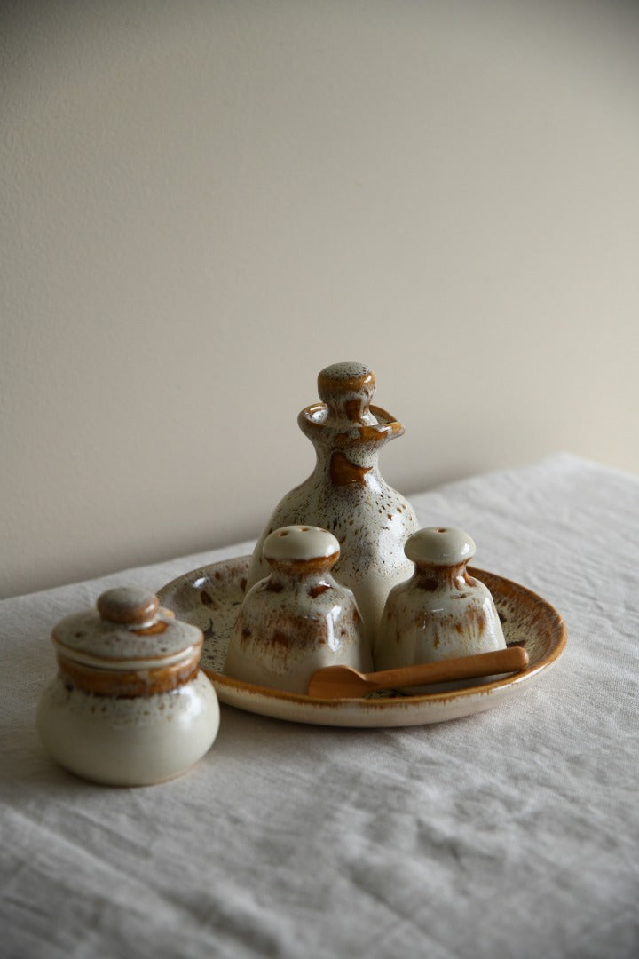 Presingoll Pottery Cruet Set