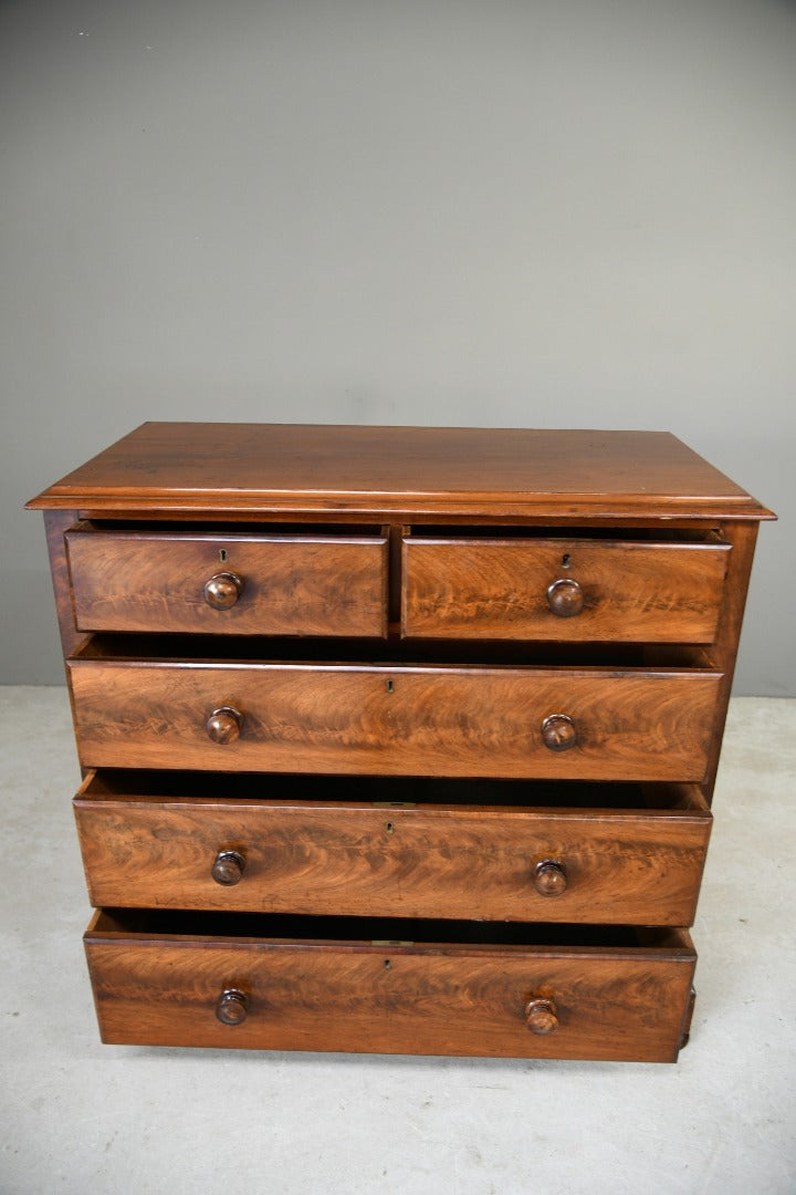 Straight Front Mahogany Chest of Drawers