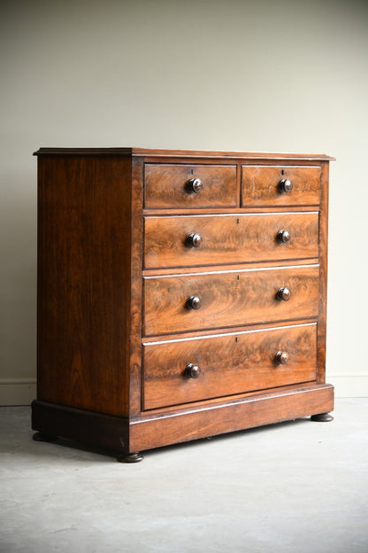 Straight Front Mahogany Chest of Drawers