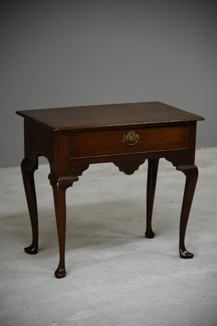 18th Century Oak Lowboy