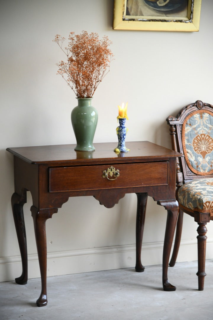 18th Century Oak Lowboy