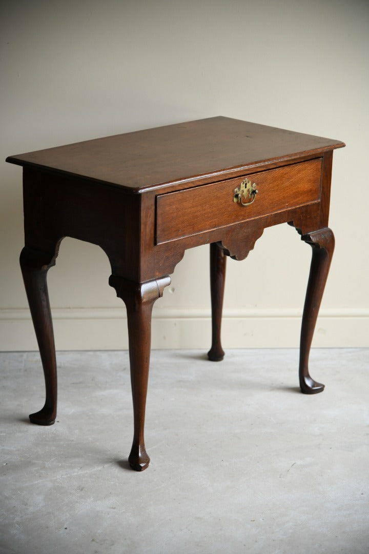 18th Century Oak Lowboy