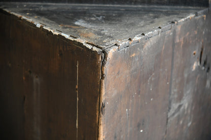 Georgian Mahogany Bow Front Cupboard