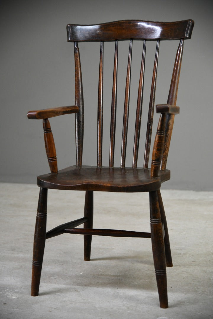 Country Elm and Beech Stick Back Chair