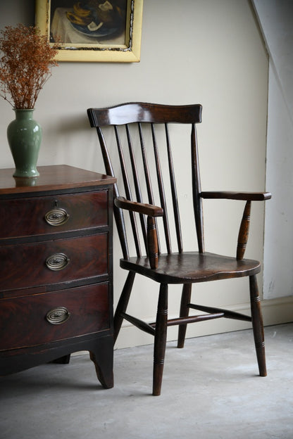 Country Elm and Beech Stick Back Chair