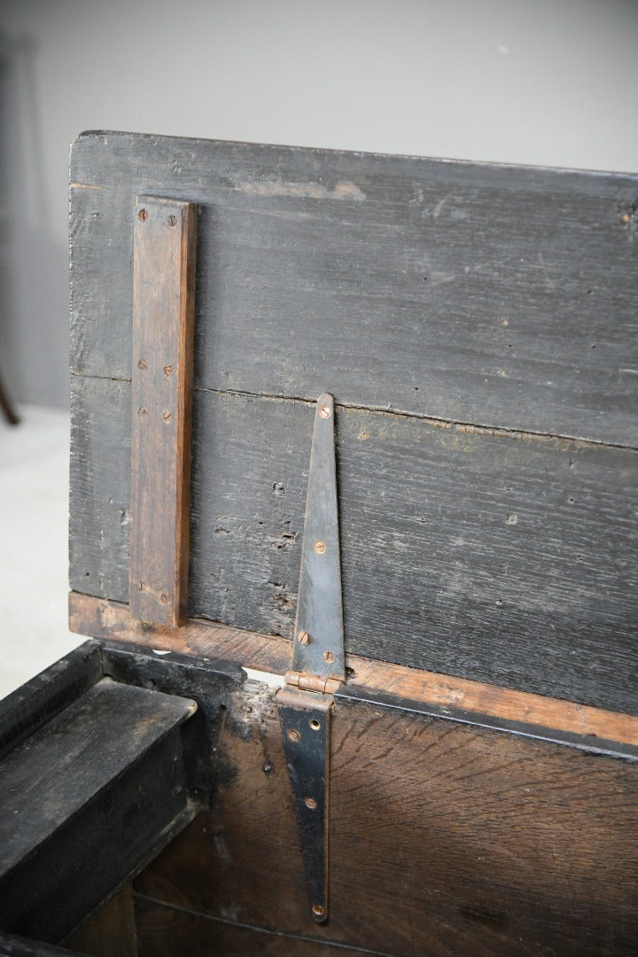 Antique Dark Oak Coffer