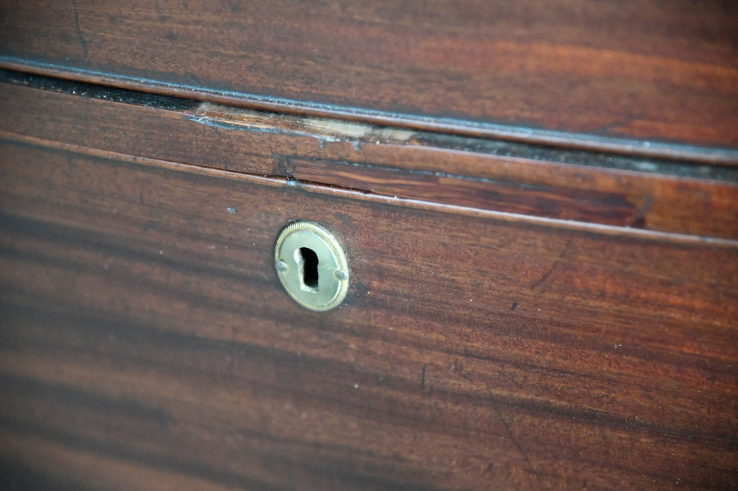 Antique Bow Front Chest of Drawers