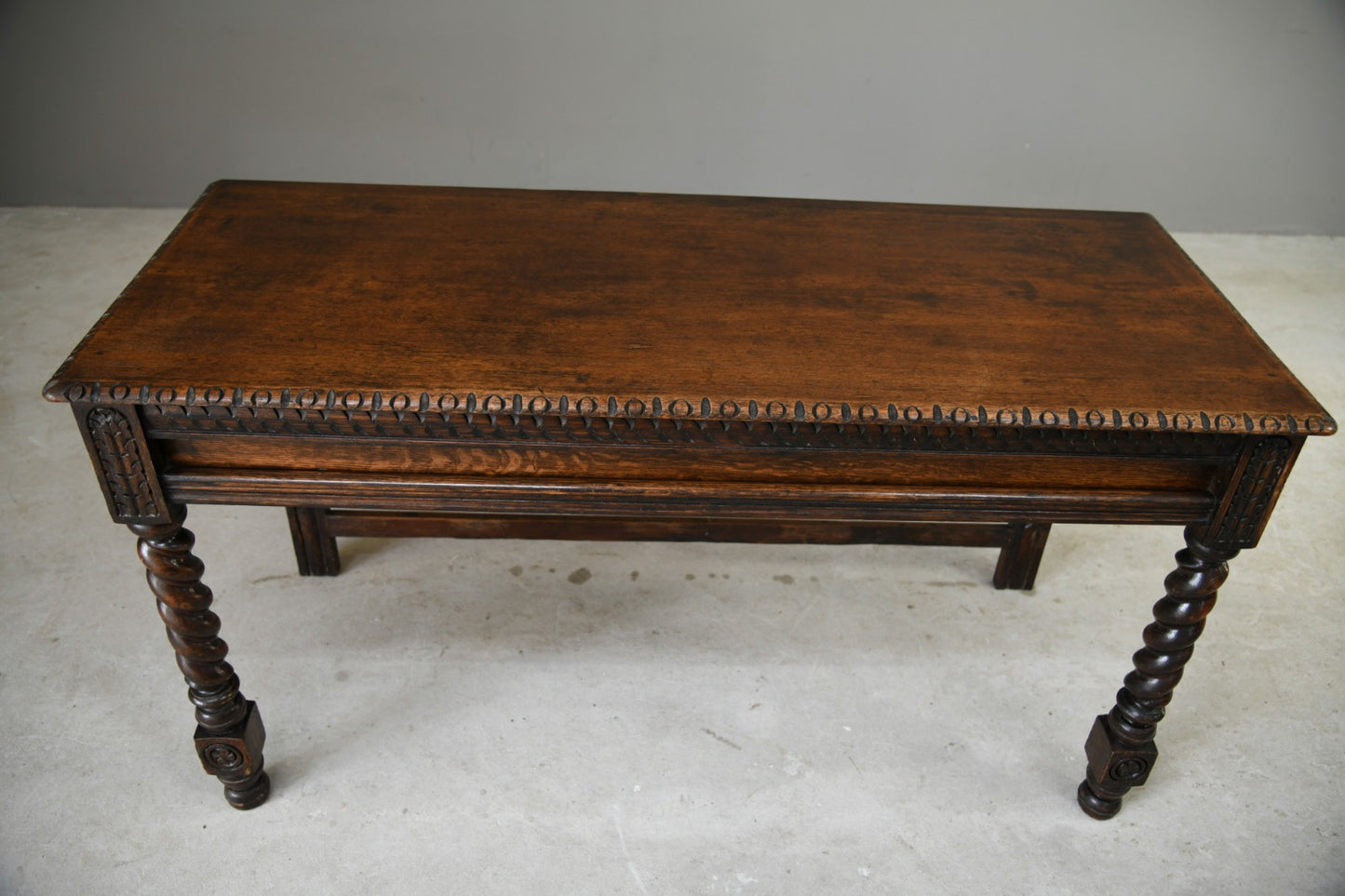 Early 20th Century Oak Hall Table