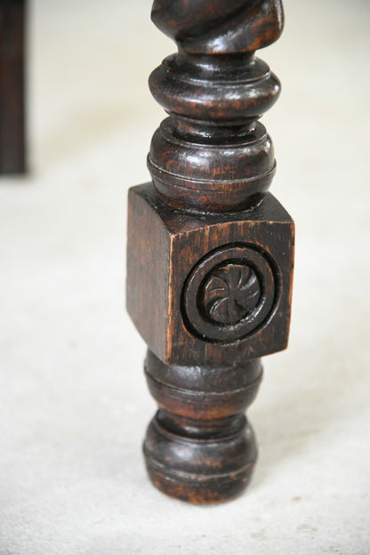 Early 20th Century Oak Hall Table