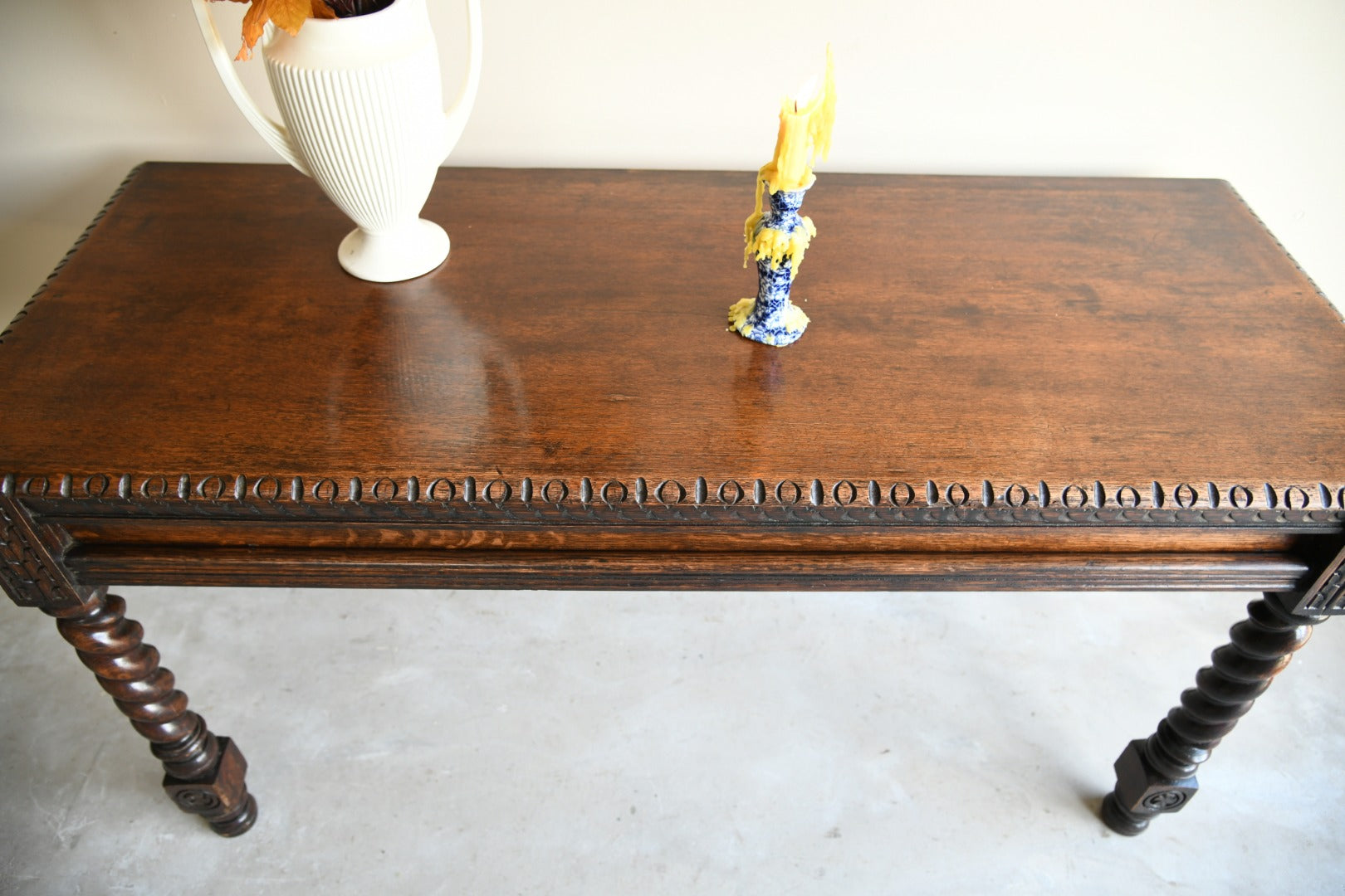 Early 20th Century Oak Hall Table