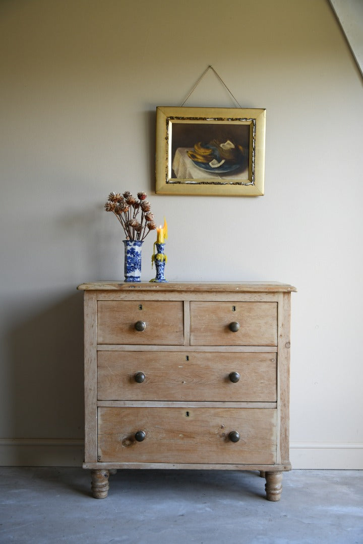 Rustic Pine Chest of Drawers