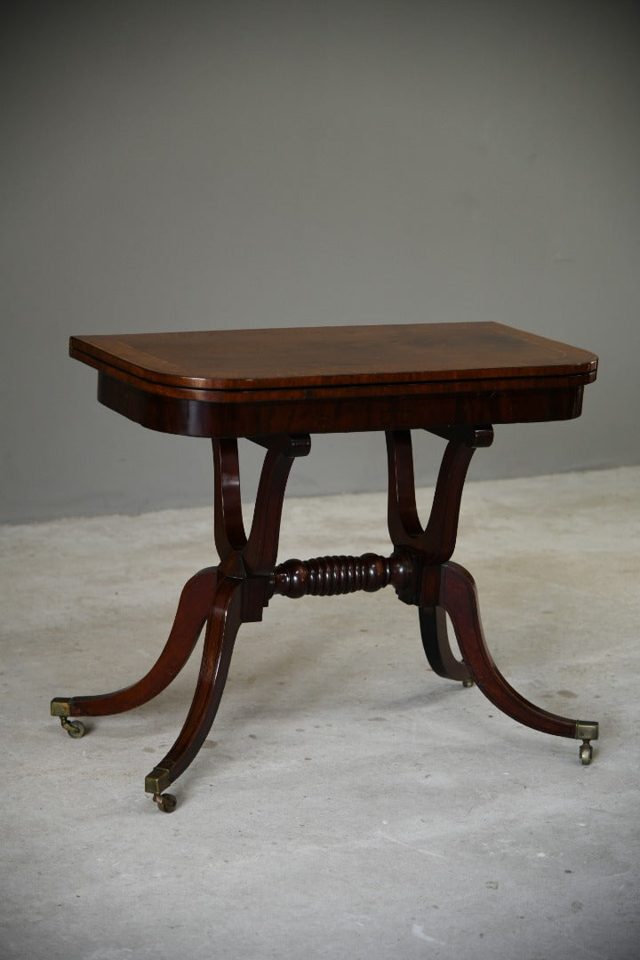 Antique Mahogany Tea Table