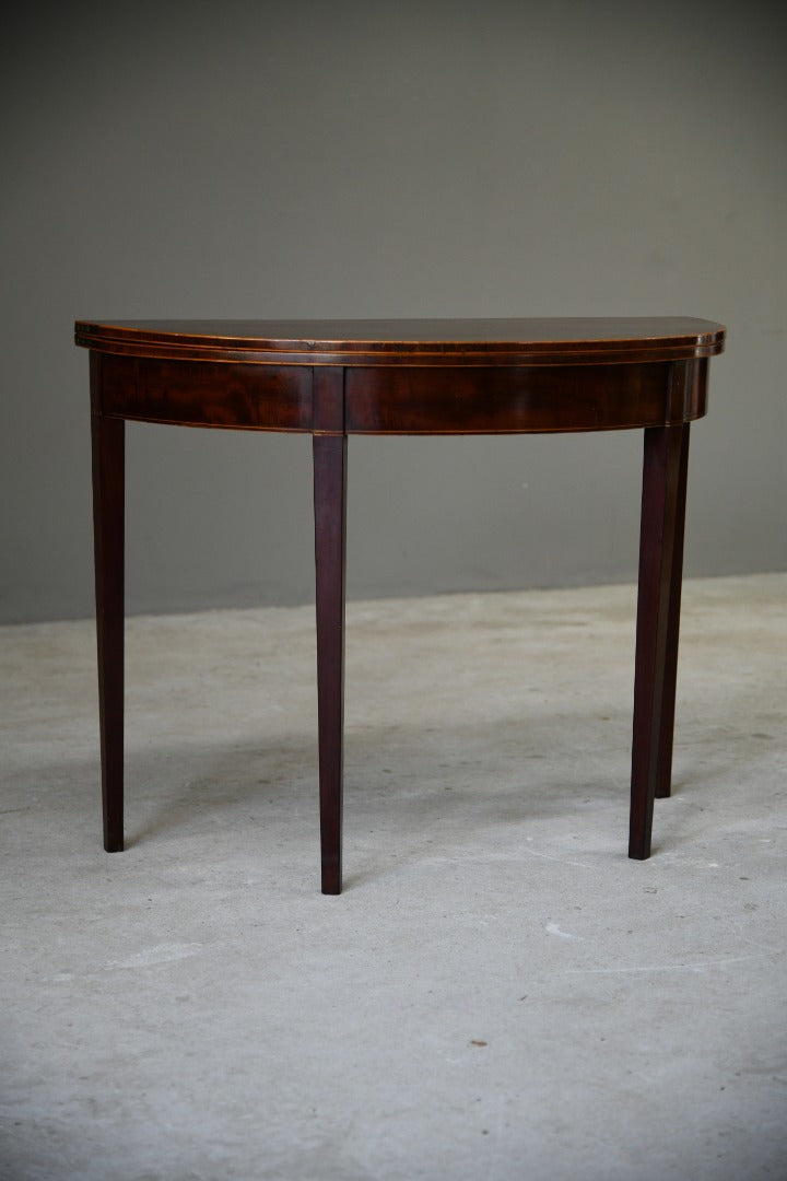 Antique Mahogany Tea Table