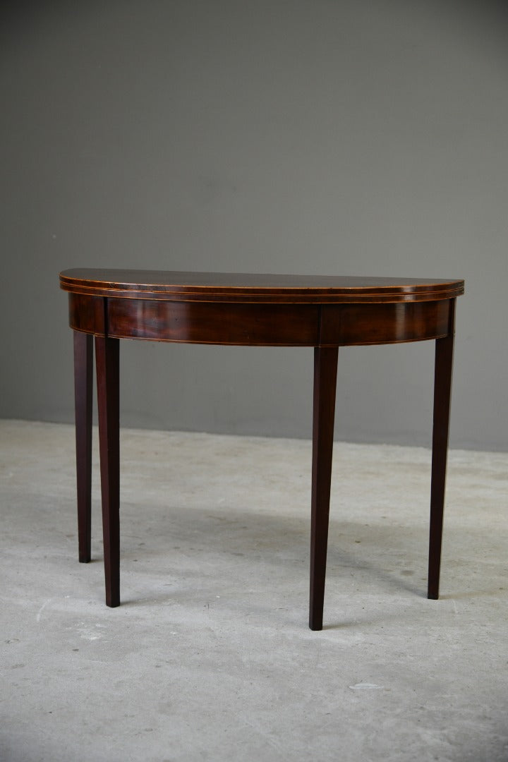 Antique Mahogany Tea Table