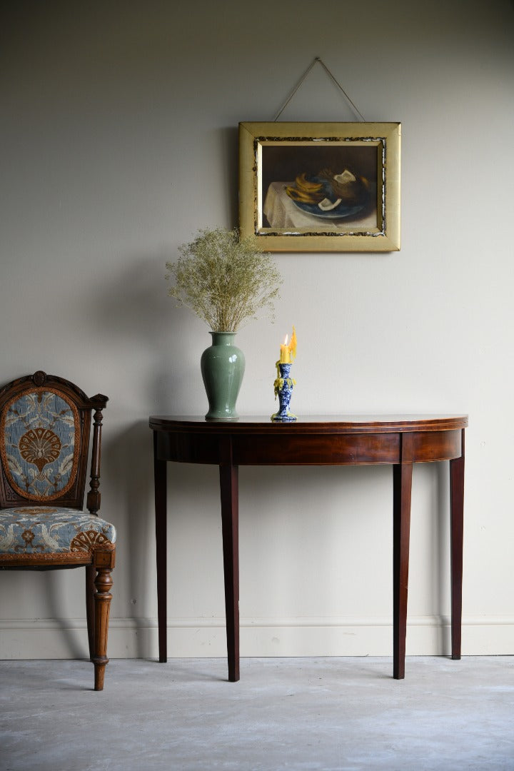 Antique Mahogany Tea Table