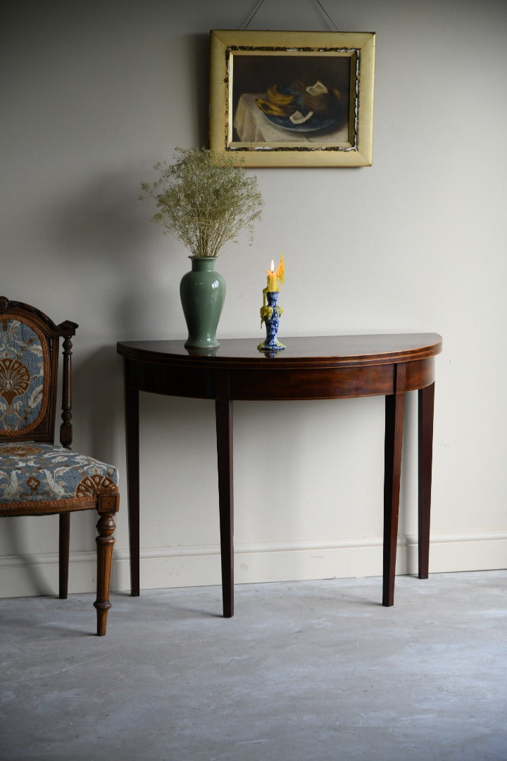 Antique Mahogany Tea Table